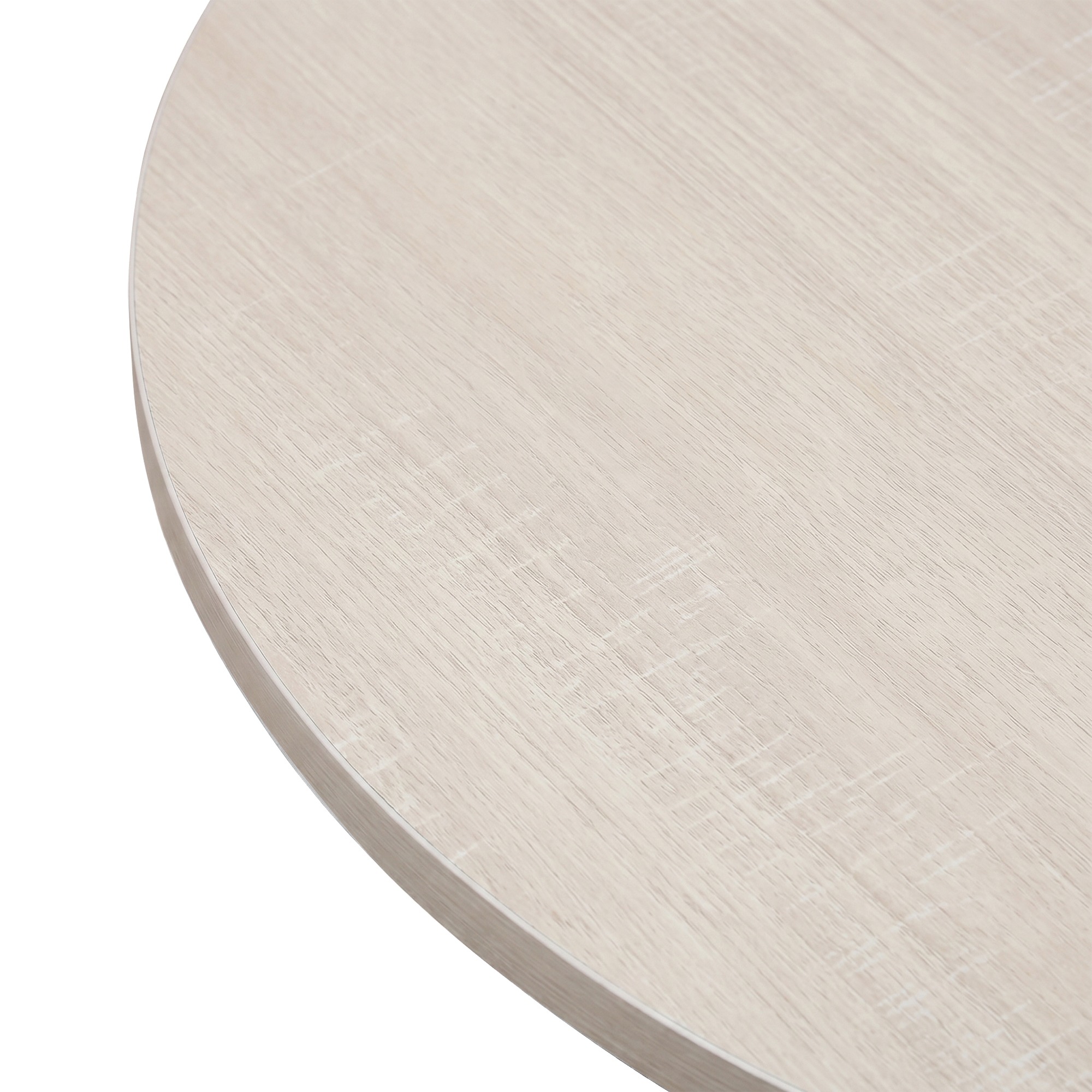 Couchtisch 'Créme' Rund 55 cm - Weiß pigmentiert