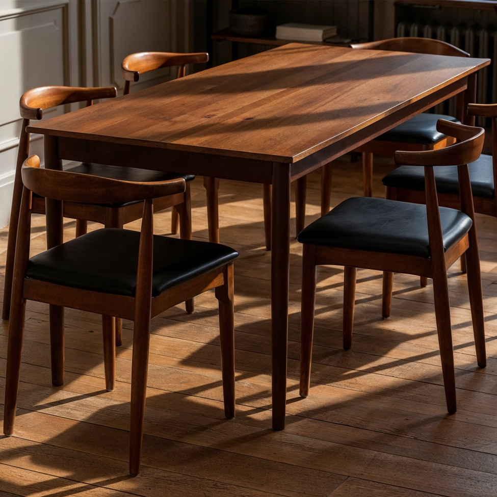 Esstisch 'Fager' 135cm - Walnuss