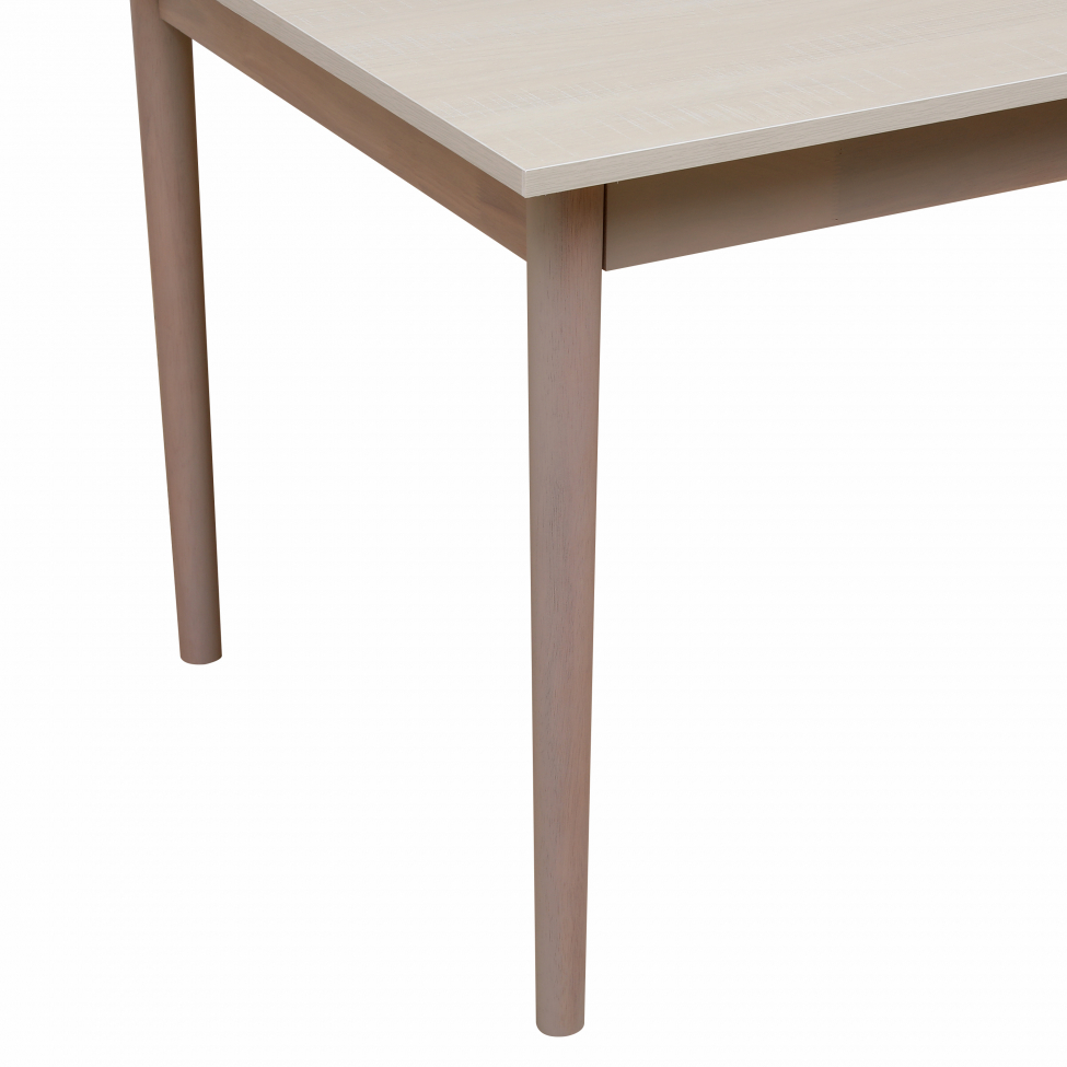 Esstisch 'Fager' 135cm - Weiß pigmentiert