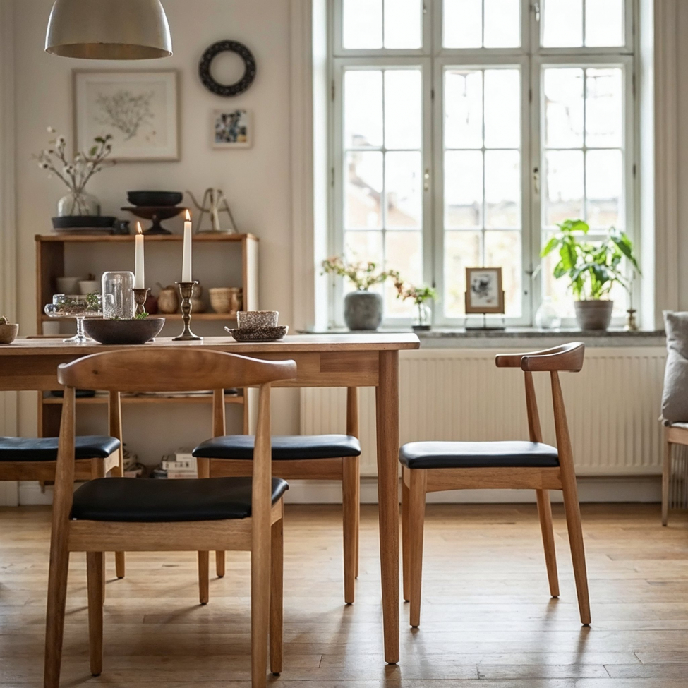 Esstisch 'Fager' 135cm - Natur