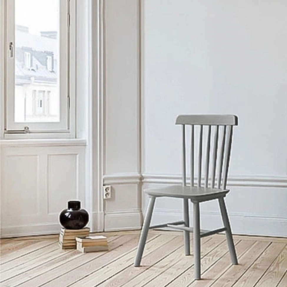 Stuhl 'Elsa' - Dunkelgrau/Silbergrau