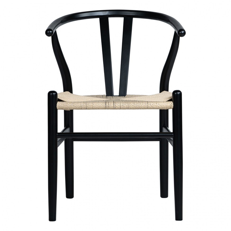 Stuhl 'Alta' - Schwarz/Beige