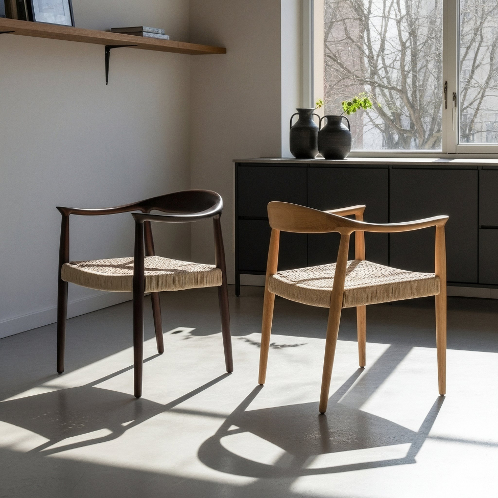 Stuhl 'Asche' - Nussbaum