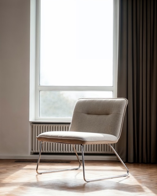 Sessel 'Chelsea' - Graues/Metall
