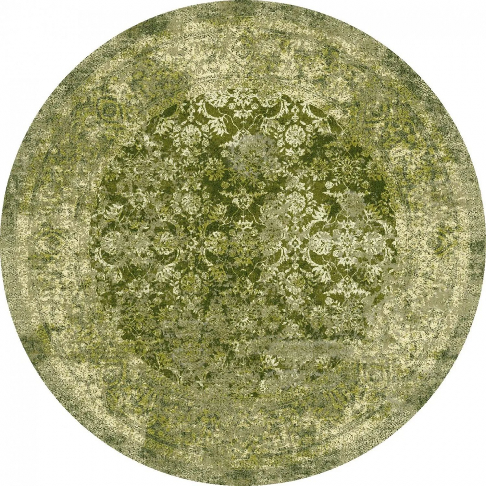 Runder Teppich 'Denizli' 160cm - Grün