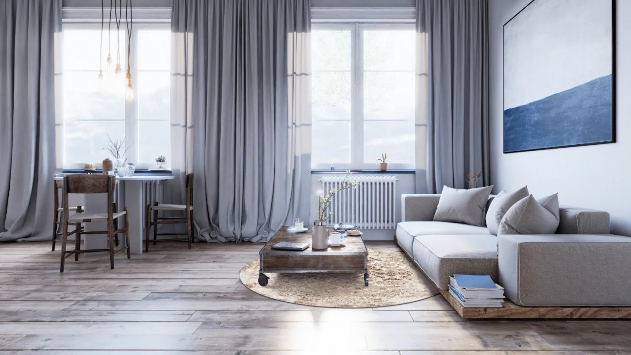Runder Teppich 'Denizli' 200cm - Beige
