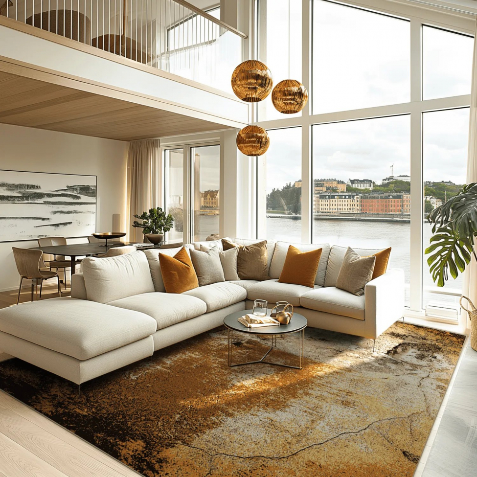 Wilton-Teppich 'Olivera' 160 x 230 cm – Braun