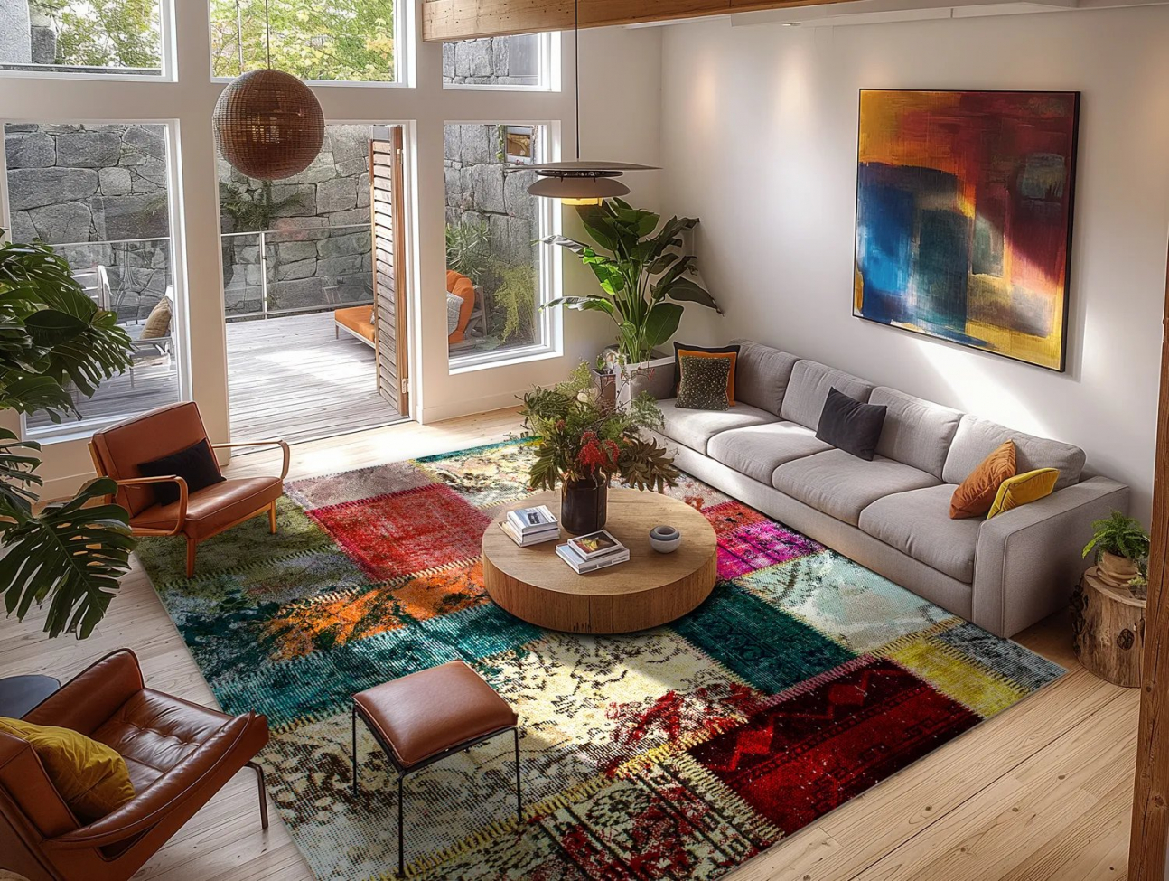 Wilton-Teppich 'Ariana' 160x230cm – Mehrfarbig