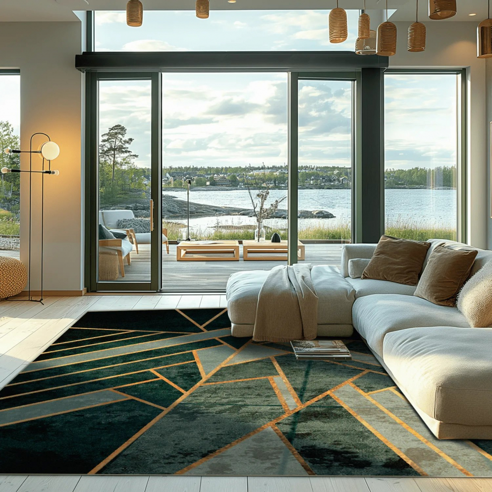 Wilton-Teppich 'Amasra' 80x250cm - Grün