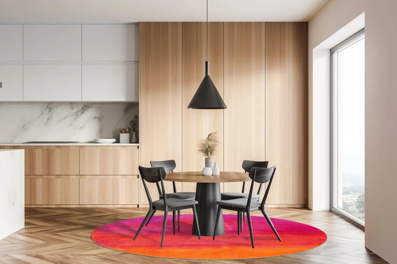 Runder Teppich 'Moura' 200cm – Mehrfarbig