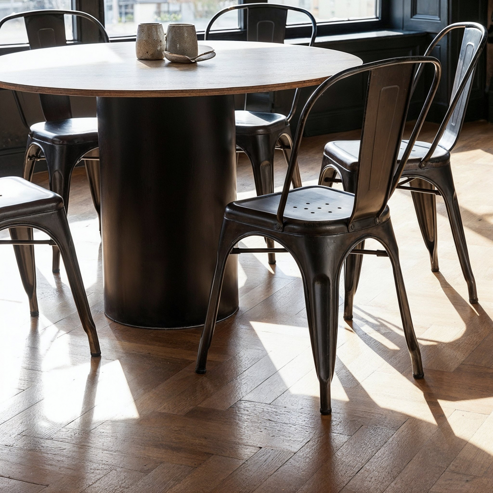 Stuhl 'Montmartre' - Schwarz/Patina