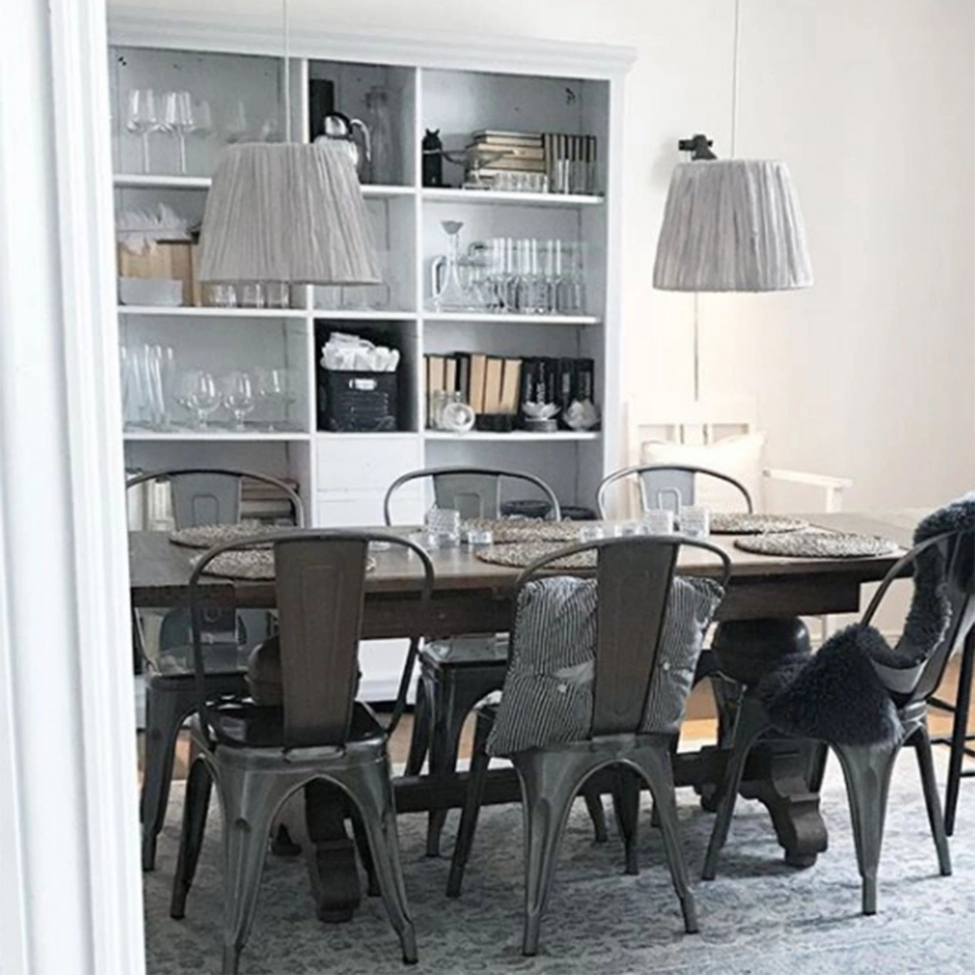 Stuhl 'Montmartre' - Stahl matt