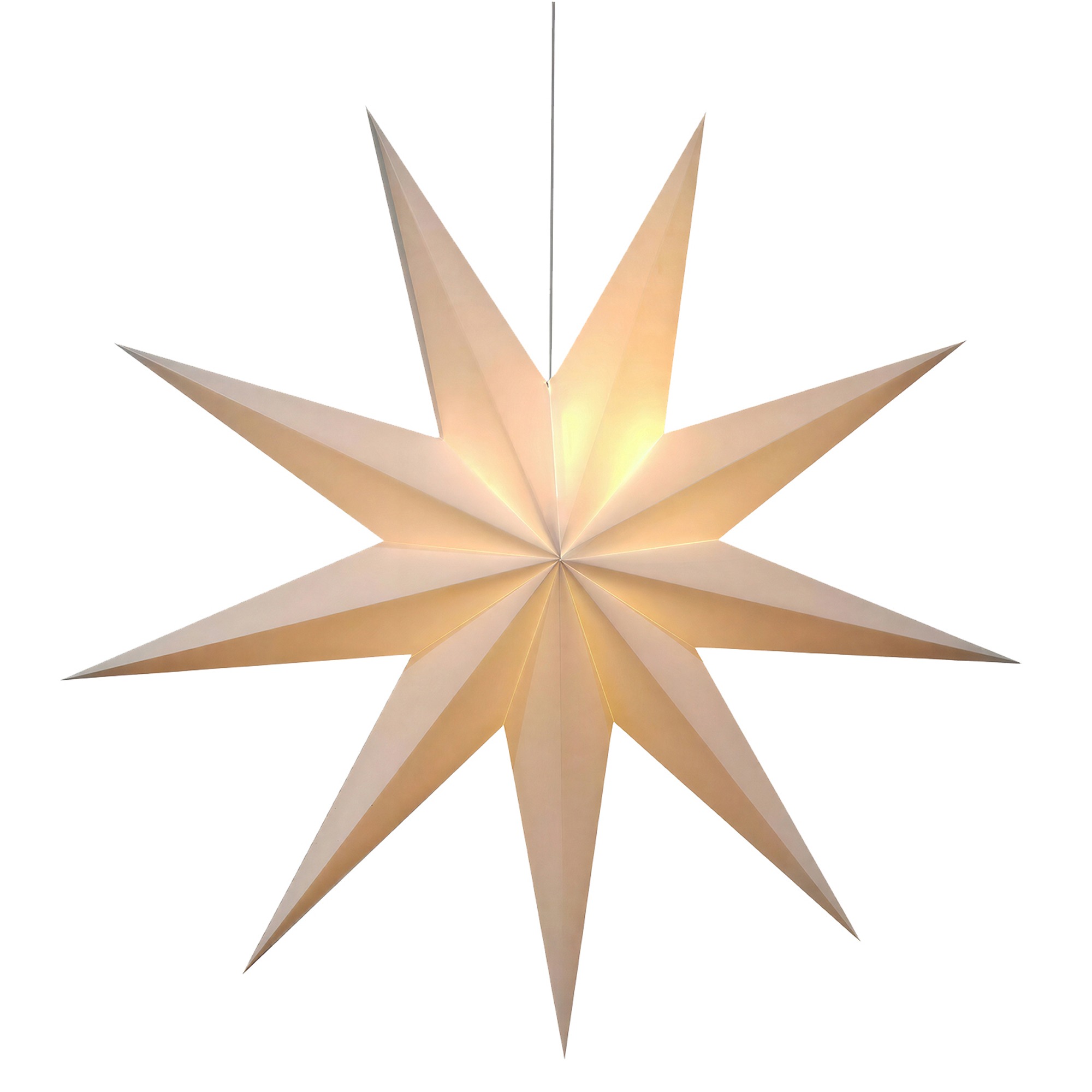 Adventsstern 'Wintergatan' 118cm - Weiß