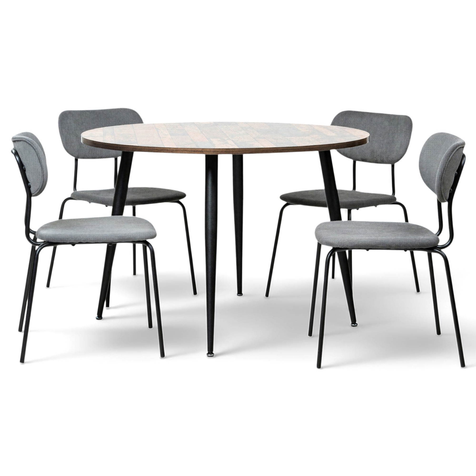 Essgruppe 'Runt Kungsholmen' - 1 Tisch & 4 Stühle
