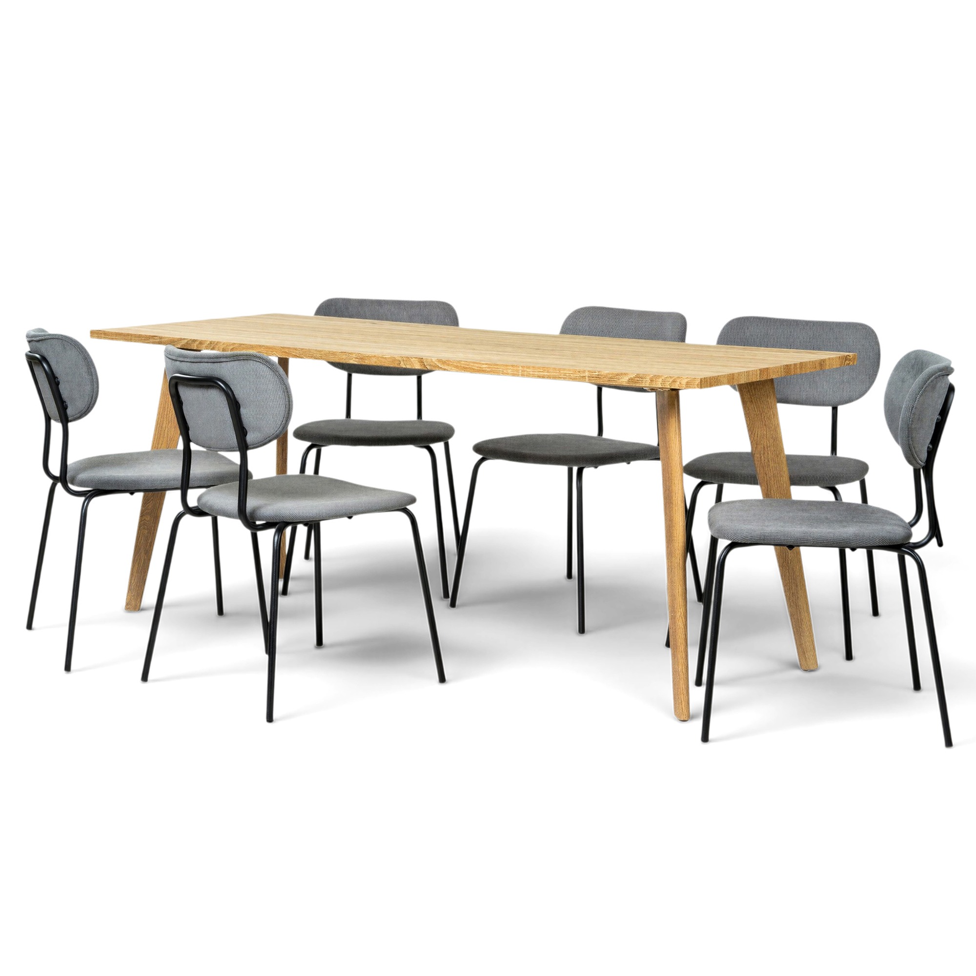 Essgruppe 'Nordisk Kungsholmen' - 1 Tisch & 6 Stühle