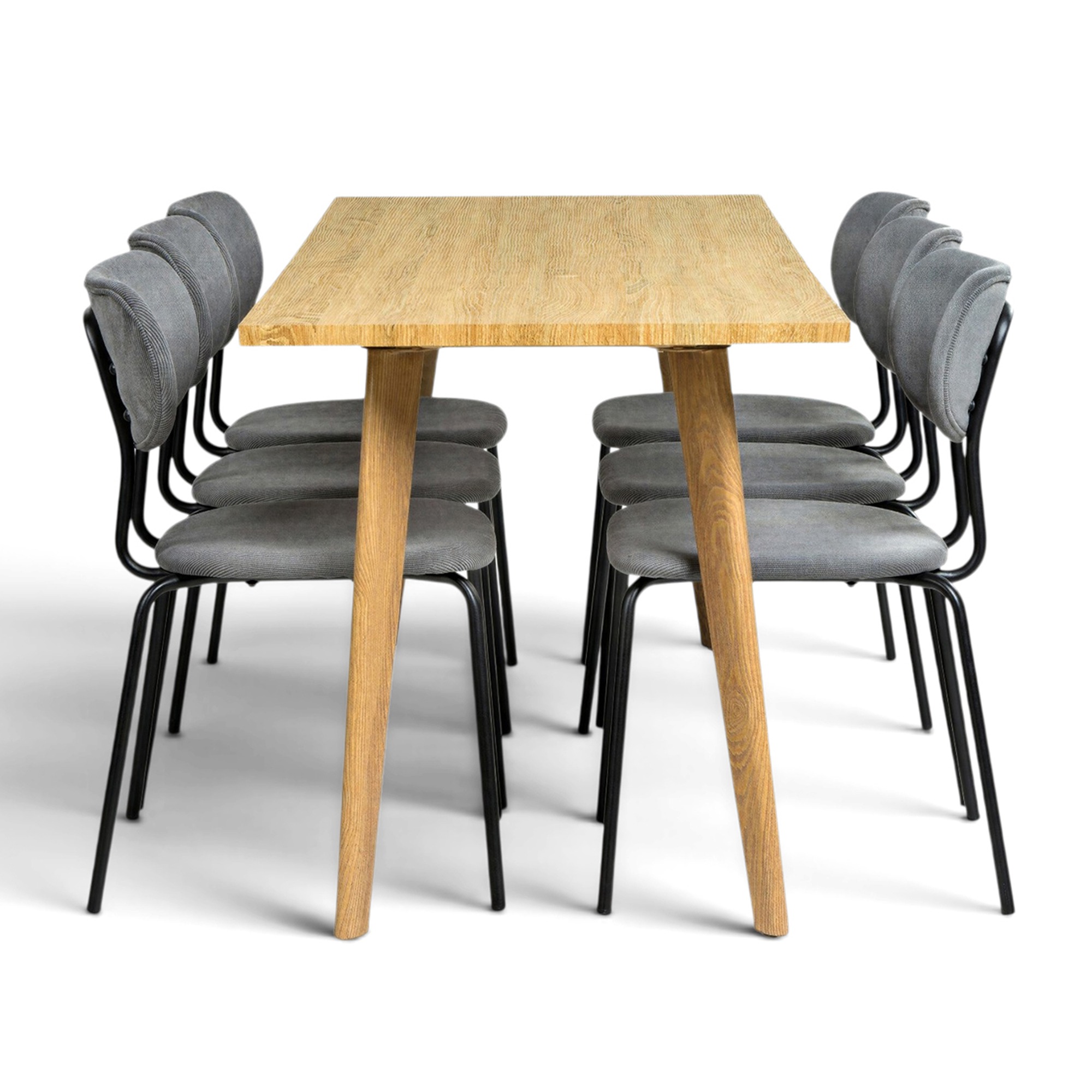 Essgruppe 'Nordisk Kungsholmen' - 1 Tisch & 6 Stühle