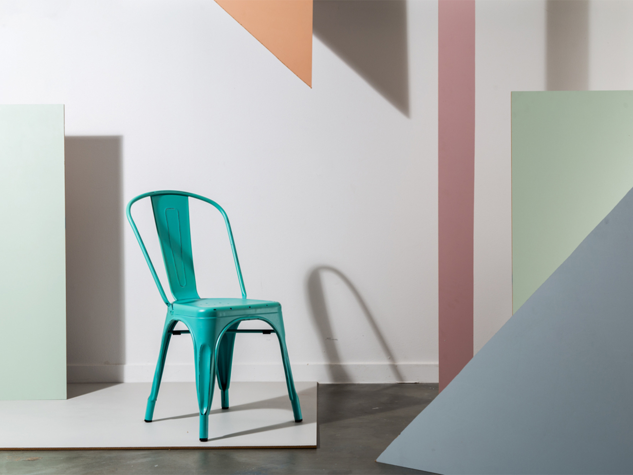 Stuhl 'Montmartre' - Vintage türkis