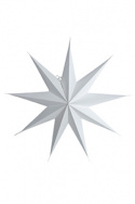 Weihnachtsstern - Weiß 45 cm