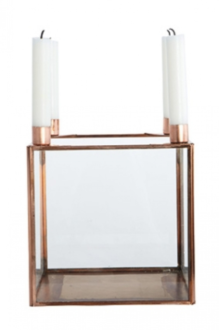 Kerzenhalter 'Square' Copper - L - Hausarzt