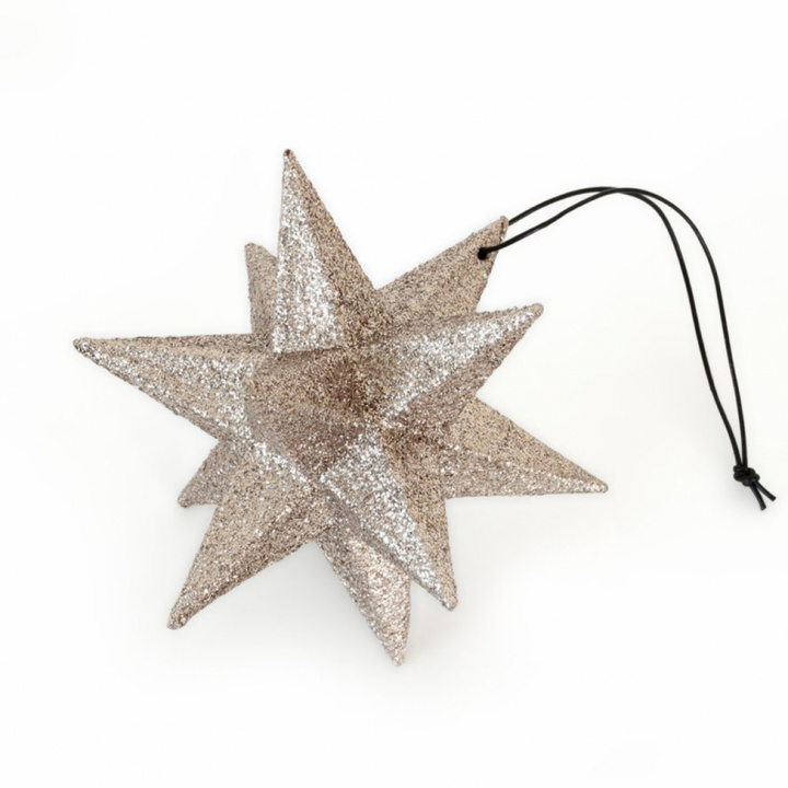 Christbaumschmuck 'POLYGON Champagner' - Gold