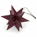 Glitzernder Stern \'Bordeaux\' - Rot