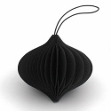 Christbaumschmuck \'Zwiebel\' - Schwarz