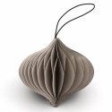 Christbaumschmuck \'Zwiebel\' - Grau