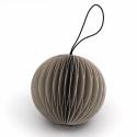 Christbaumschmuck \'Schneeball\' - Grau