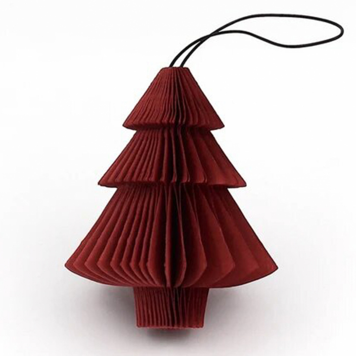 Christbaumschmuck 'Baum' - Rot