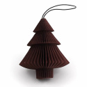 Christbaumschmuck \'Baum\' - Dunkelrot