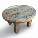 Couchtisch \'Birka\', rund, 85 x 85 cm – Vintage