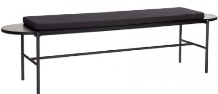 Bank mit Kissen-Metall in der Gruppe Möbel / Stühle und Polstermöbel / Bänke bei Reforma (020702F)