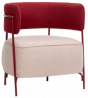 Loungesessel - Rot/Pink