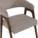 Stuhl \'Alba\' - Nussbaum/Greige