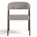 Stuhl \'Alba\' - Nussbaum/Greige