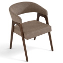Stuhl \'Alba\' - Walnuss/Braun