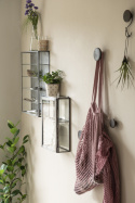 Wandschrank 4 Regale - Glas / Eisen