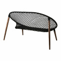 Sofa \'Elof\' - Makramee/schwarz
