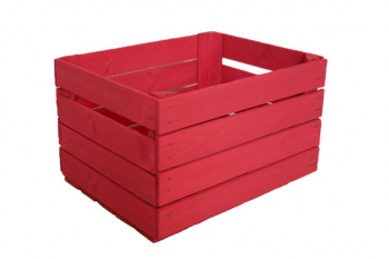 Apfelbox - Vintage Rot