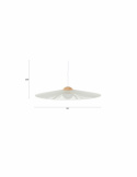 Deckenleuchte \'Belle S\' Ø65 cm - Beige