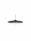 Deckenleuchte \'Belle S\' Ø65 cm - Schwarz