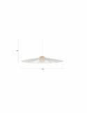 Deckenleuchte \'Belle L\' Ø80 cm - Beige