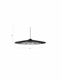 Deckenleuchte \'Belle L\' Ø80 cm - Schwarz