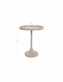 Beistelltisch \'Jason\' Ø46 cm - Beige
