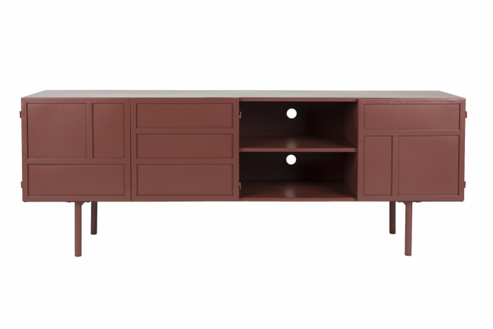 Sideboard \'Davis\' - Rot in der Gruppe Möbel / Regale & Aufbewahrung / Sideboards bei Reforma (1001064)