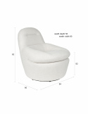 Sessel \'Velvoro\' - Hellbeige
