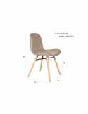 Stuhl \'Lester\' - Braun