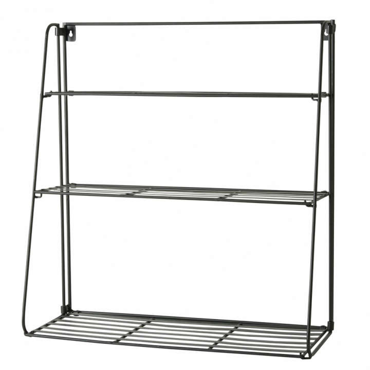 Wandregal \'Drei\' - Metall in der Gruppe Möbel / Regale & Aufbewahrung / Wandregale bei Reforma (100534)