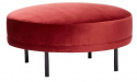 Sitzkissen / Hocker - Velours / rot