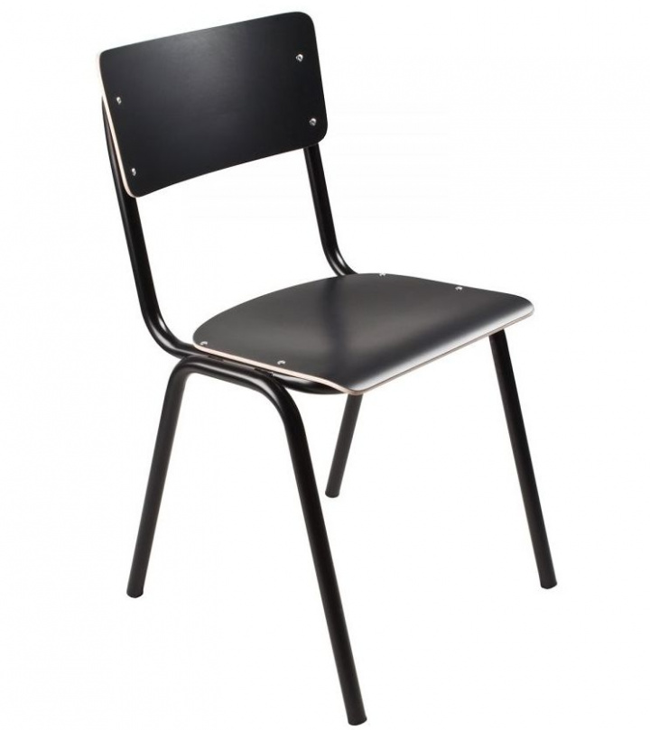 Stuhl Retro - Schwarz